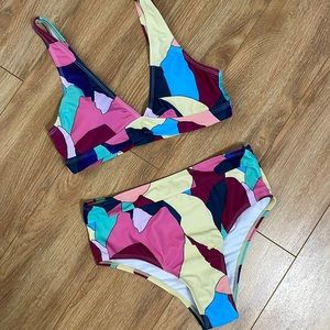 NWOT Multi-Color Bikini